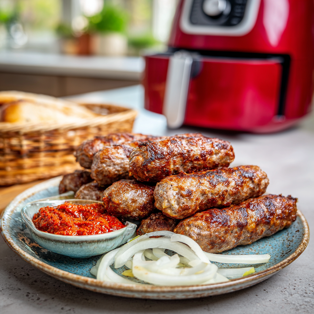 Cevapcici aus der Heißluftfritteuse
