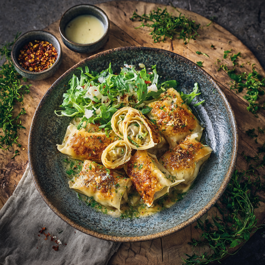Maultaschen aus der Heißluftfritteuse